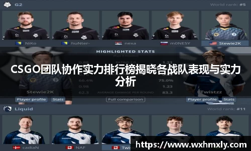 CSGO团队协作实力排行榜揭晓各战队表现与实力分析